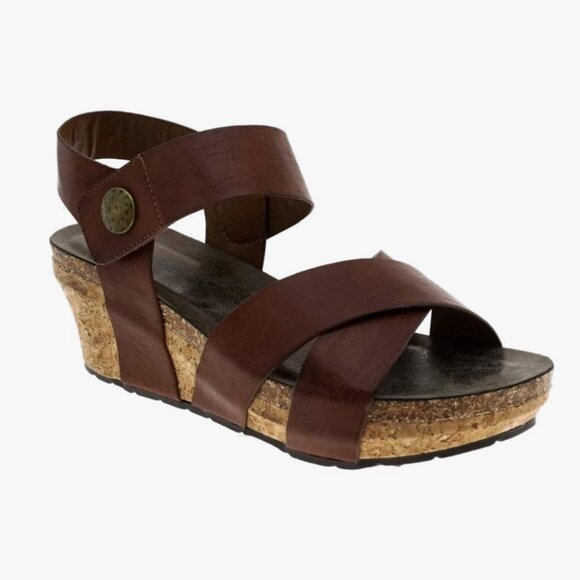 Pierre Dumas Chantal Wedge Sandals - Picture 7 of 8